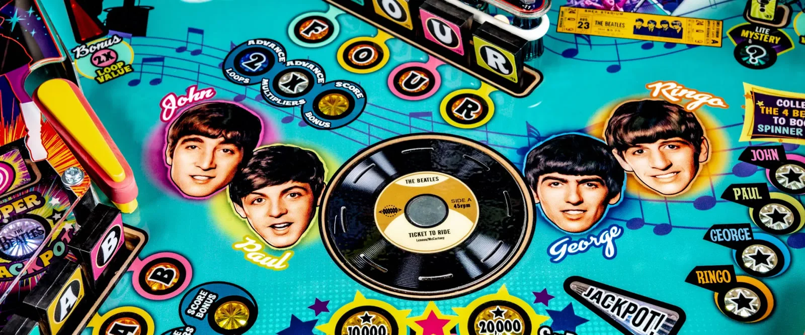 Beatles Pinball Machine Hire