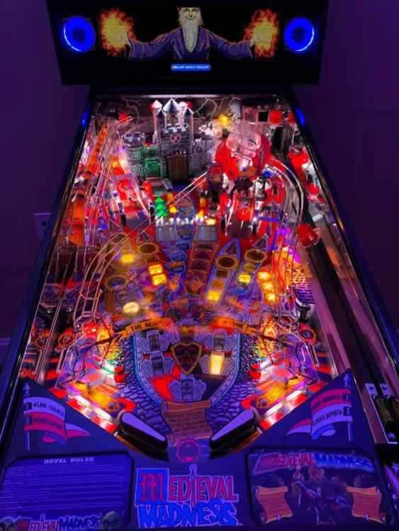Medieval Madness Pinball Machine - Merlin Edition from Pinball Heaven Medieval Madness Pinball Machine - Merlin Edition from Pinball Heaven