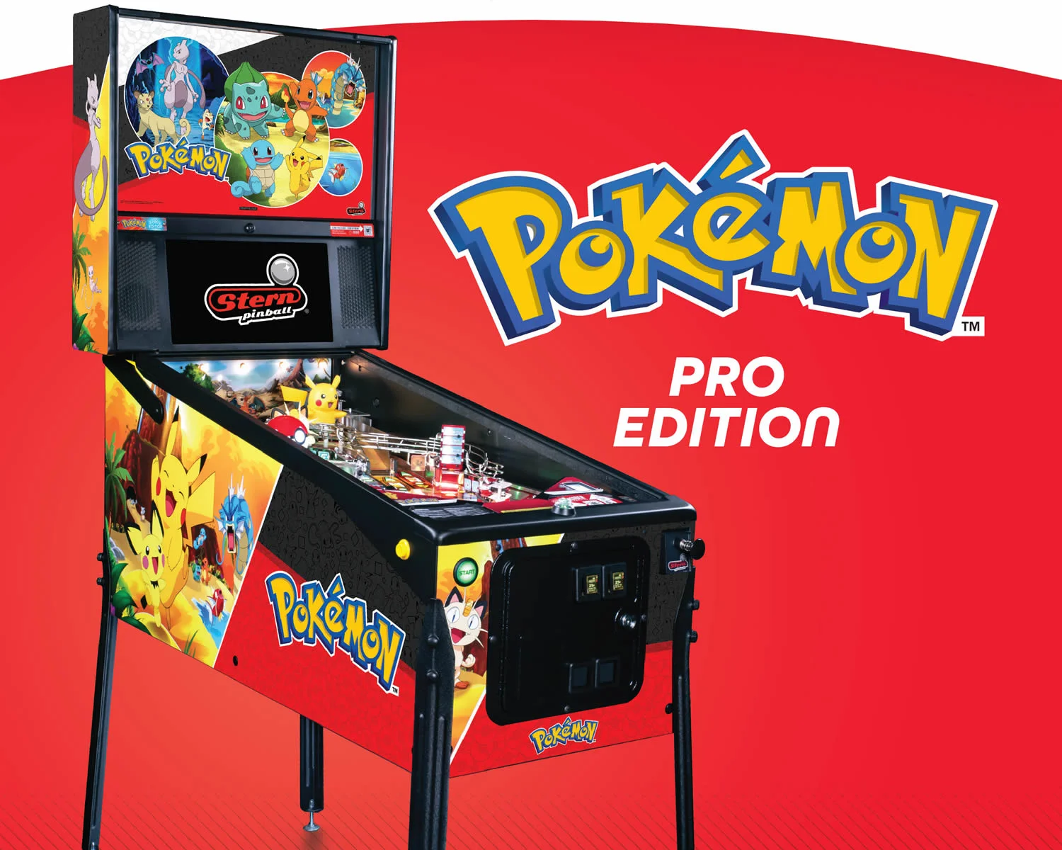 Pokemon Pro Edition Pinball Machine by Stern