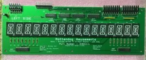 Williams L/R S11 A/N Display Board Set , DIS011