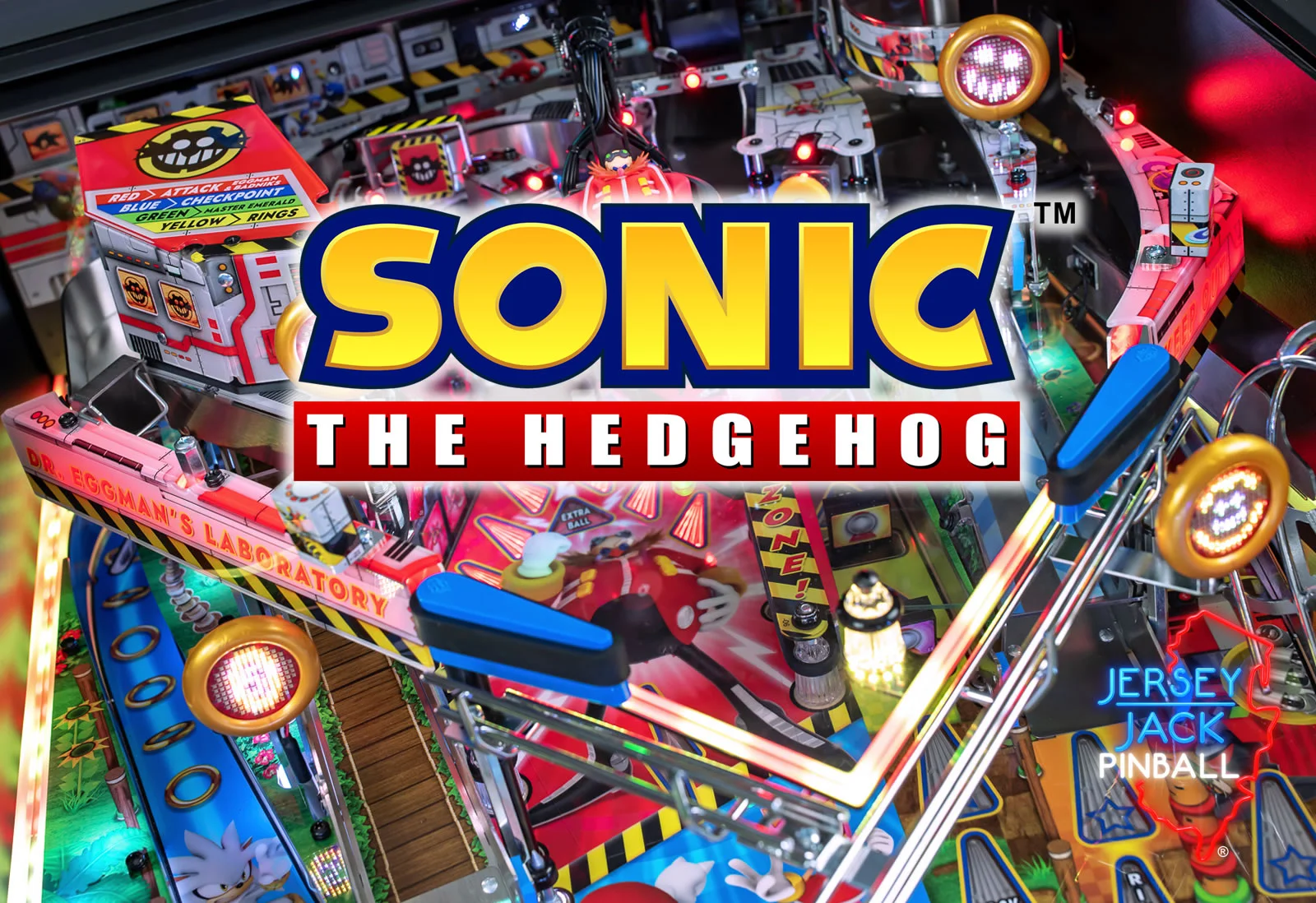 Sonic The Hedgehog Pinball Machine by Jersey Jack