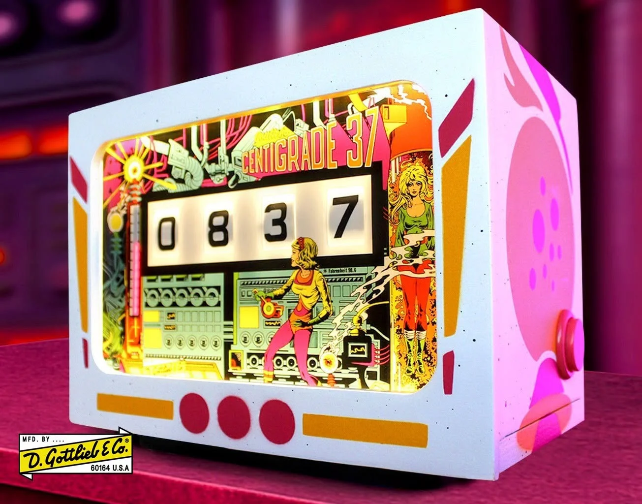 Centigrade 37 pinball clock - Image 2