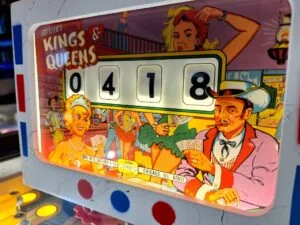 Kings & Queens pinball clock